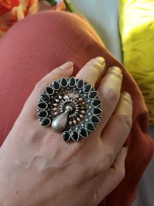 Statement Peacock Ring