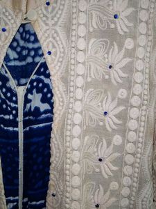 Embroidered Kurti with Pants