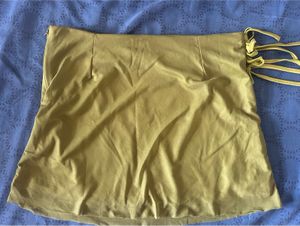 Stylish Olive Green Mini Skirt