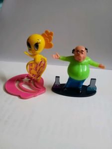 Looney Tunes &amp; Dr. Jatka from Motu Patlu Figurines