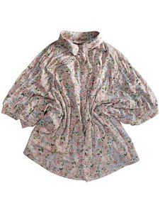 Floral Print Button-Up Shirt