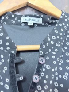 Chic Sleeveless Polka Dot Dress