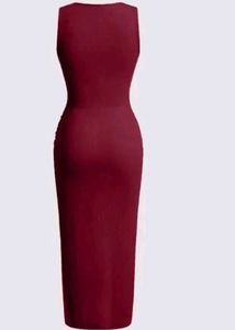 Elegant Red Maxi Dress for valentine's day