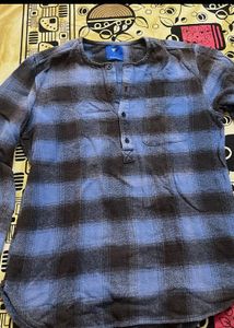 Blue Saints Flannel Shirt