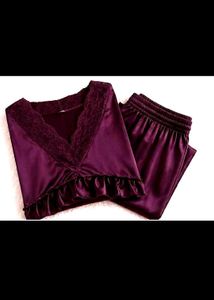 💜✨pinteresty silk night suit
