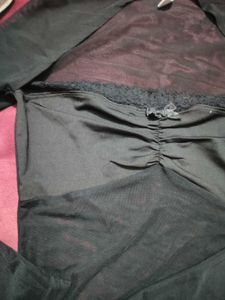 NewMe Solid Mesh Top