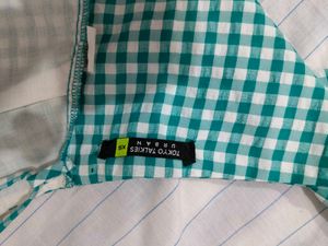 Cute Gingham Halter Top
