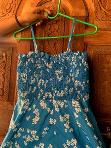Shein Blue Floral Dress