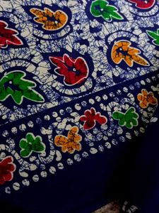 Beautiful Blue Batik Dress Material