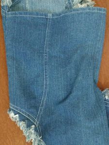 Sleeveless Denim Jacket For Girls