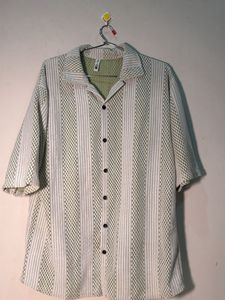 Men's Striped Short-Sleeve Shirt