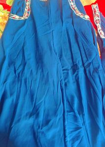 Royal Blue Embroidered Lehenga Choli