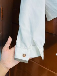 White Tie Front Shirt