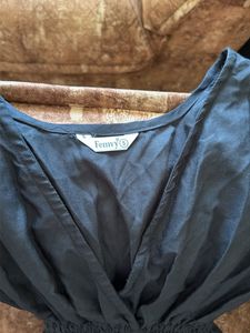 Elegant Black Tiered Midi Dress