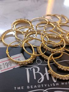 Combo pack of 12 pairs Hoop Earrings at wholesale