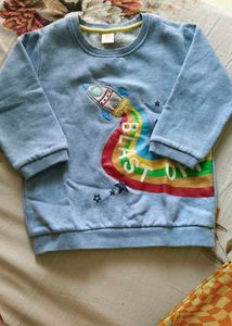 Kids Blue Rocket Sweatshirt
