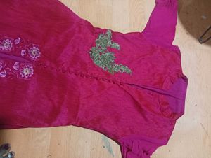 Girls Pink Kurta only