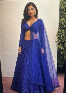 New Royal Blue Lehenga Set FREE DELIVERY