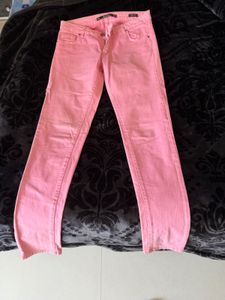 Pink Zara Denim Jeans