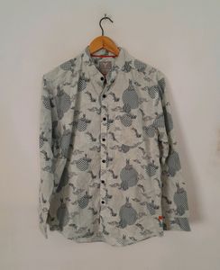 Off White Printed Shirt (Men's)