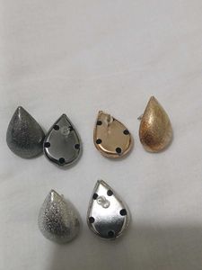 Sparkling Drop Earrings Set
