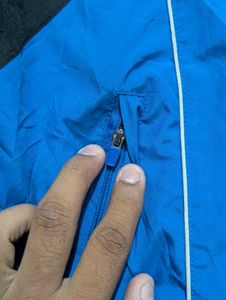 Asics Blue &amp; Black Track Jacket
