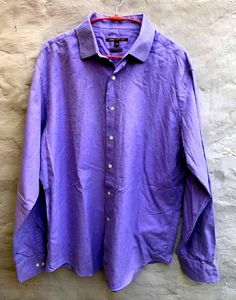 Men's Purple Textured Shirt