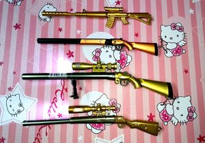 Gun Design Pens 4 Different Models