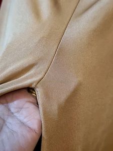 2XL Size Golden Silky Pallazo