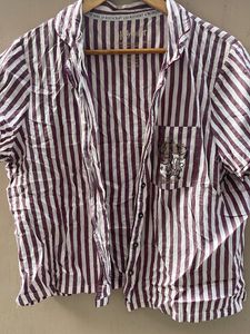Striped Pajama Shirt