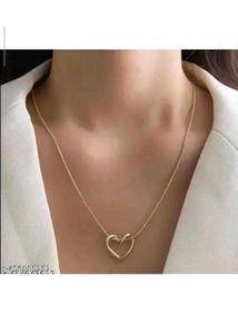 210.Anti tarnish Heart Pendant Necklace