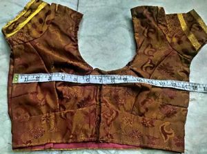 Rust Color Kanjeevaram Silk Blouse