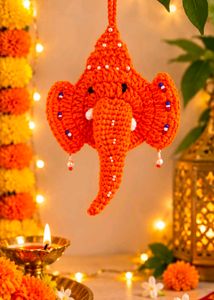 Handmade Crochet Ganesha