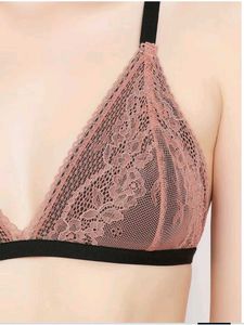 Clovia Mesh Lace Bralette and Panty Set