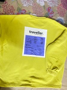 Yellow Graphic Sweatshirt