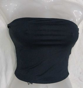 Solid Black ⭐Bandeau Top