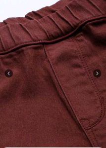Roadster Maroon Cropped Jeggings