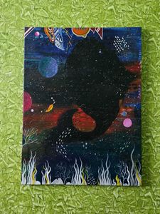 Abstract Underwater Painting (free delivery)