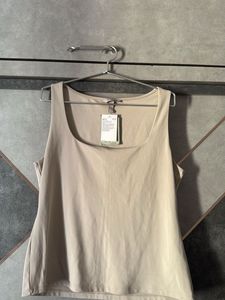 Sleek Beige Tank Top