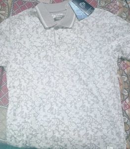 John Players Jeans Stylish Men's Printed Polo tshi