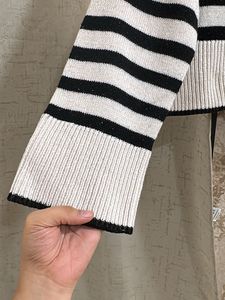 Striped Turtleneck Sweater