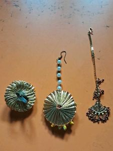 Indian Bridal Maangtika Set