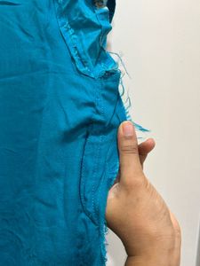 Ethnic Gown with Leaf Motif