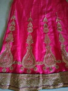 pink blue lehenga choli