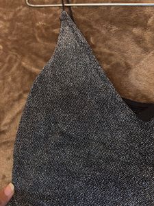 H&amp;M Shimmer Bodycon Mini Dress