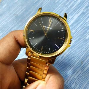 Sonata Gold Watch Working Condition
