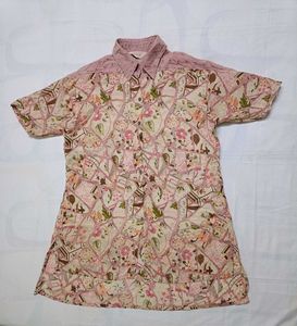 Ishnya Women's Pink Floral Pyjama Set