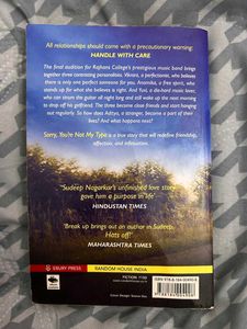 Sorry, You're Not My Type by Sudeep Nagarkar