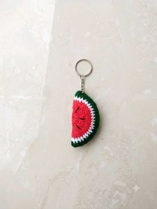 Handmade Watermelon Slice Keychain