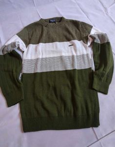 Men's Striped Knit Sweater